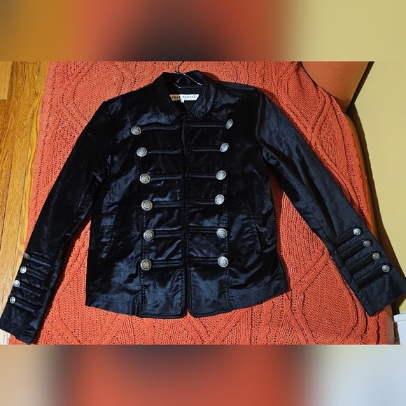 Velvet Military Jacket - Picture 2 of 8
